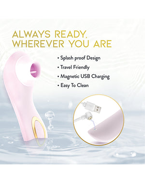 Blush Delice Fleur Suction Vibe - Barely Purple | Pleasura