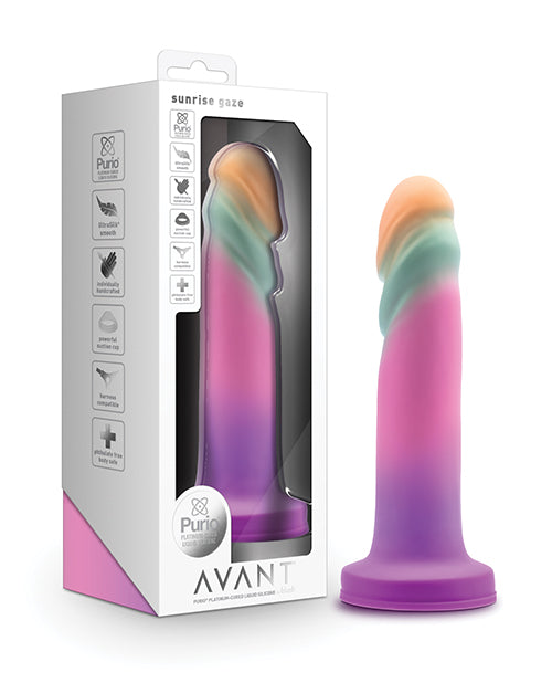 Blush Avant Sunrise Gaze Silicone Dildo - Sherbet | Pleasura