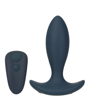 Lux Active Throb Anal Pulsating Massager w/Remote - Dark Blue | Pleasura