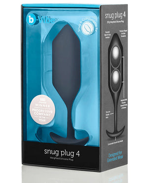 b-Vibe Weighted Snug Plug 4 | Pleasura