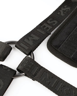 Sei Mio The Bed Spreader Under the Mattress Restraint System - Black | Pleasura
