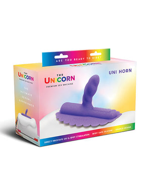 The Cowgirl Unicorn Uni Horn Silicone Attachment - Purple | Pleasura
