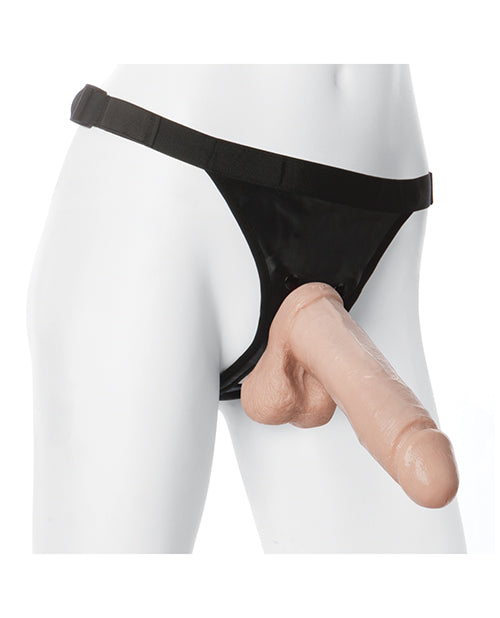 Ultra Harness 2 Set 3 w/8" Realistic Dong & Powder | Pleasura