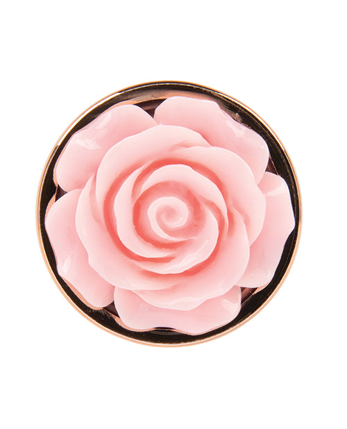 Gemsations 3 pc 2.75" & 3.15" & 3.7" Rose Metal Butt Plug Training Set - Rose Gold | Pleasura