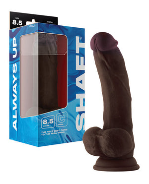 Shaft Model C Flexskin Liquid Silicone 8.5" Curved Dong w/Balls | Pleasura