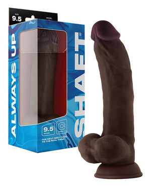 Shaft Model C Flexskin Liquid Silicone 9.5" Curved Dong w/Balls | Pleasura