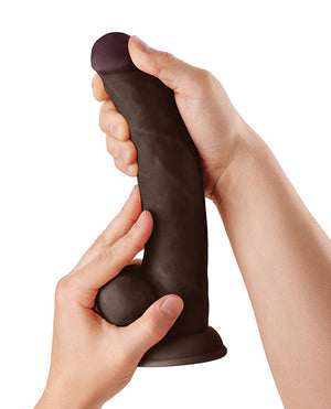 Shaft Model C Flexskin Liquid Silicone 9.5" Curved Dong w/Balls | Pleasura