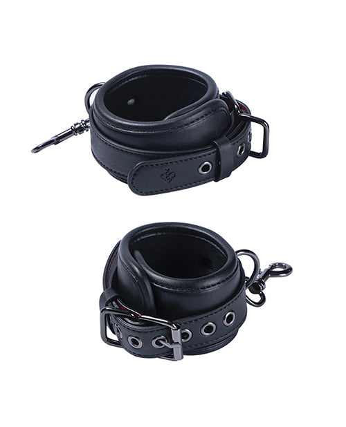 Kinky Play Box Luxury Bondage Bed Restraint Kit - Black | Pleasura