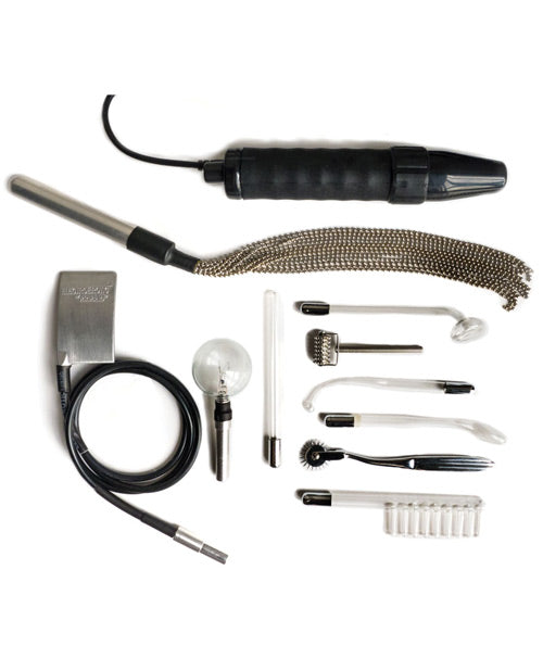 KinkLab Agent Noir Electro Erotic Neon Wand Kit | Pleasura