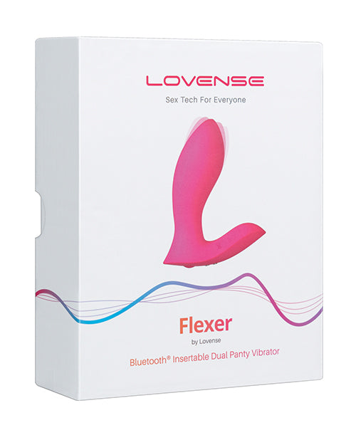 Lovense Flexer Dual Panty Vibrator - Pink | Pleasura