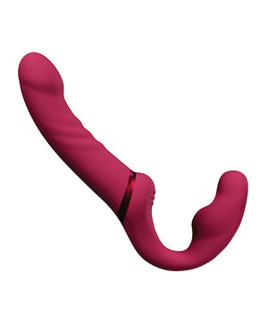 Lovense Lapis Vibrating Strapless Strap On - Pink | Pleasura