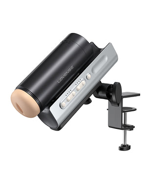 Lovense Solace Pro Thrusting Masturbator - Black | Pleasura