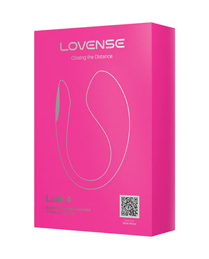 Lovense Lush 4.0 Bluetooth G-Spot Egg Camming Vibrator - Pink | Pleasura
