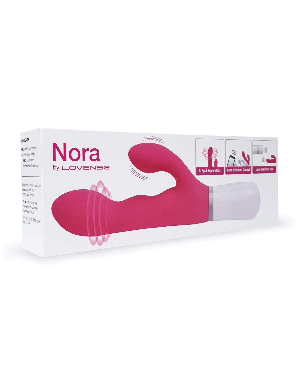 Lovense Nora Rotating Head Rabbit - Pink | Pleasura