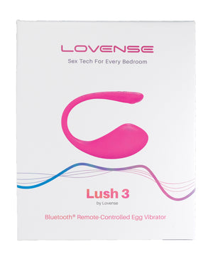 Lovense Lush 3.0 Sound Activated Camming Vibrator - Pink | Pleasura