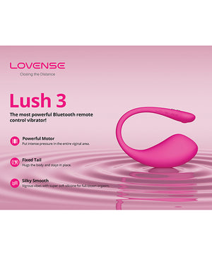 Lovense Lush 3.0 Sound Activated Camming Vibrator - Pink | Pleasura