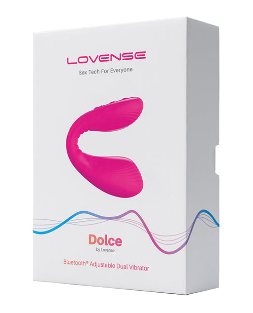 Lovense Dolce (Previously Quake) Adjustable Dual Stimulator - Pink | Pleasura