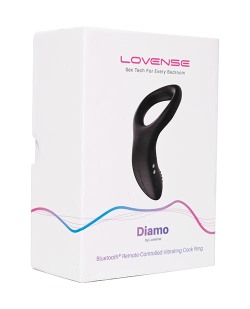 Lovense Diamo Cock Ring - Black | Pleasura