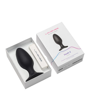 Lovense Hush 2 2.25" Butt Plug - Black | Pleasura