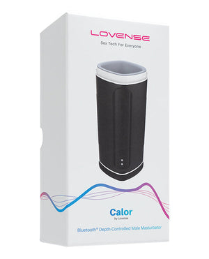 Lovense Calor Compact Heating Masturbator - Black | Pleasura