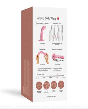 Strap on Me Tapping Dildo - Rose Coral | Pleasura