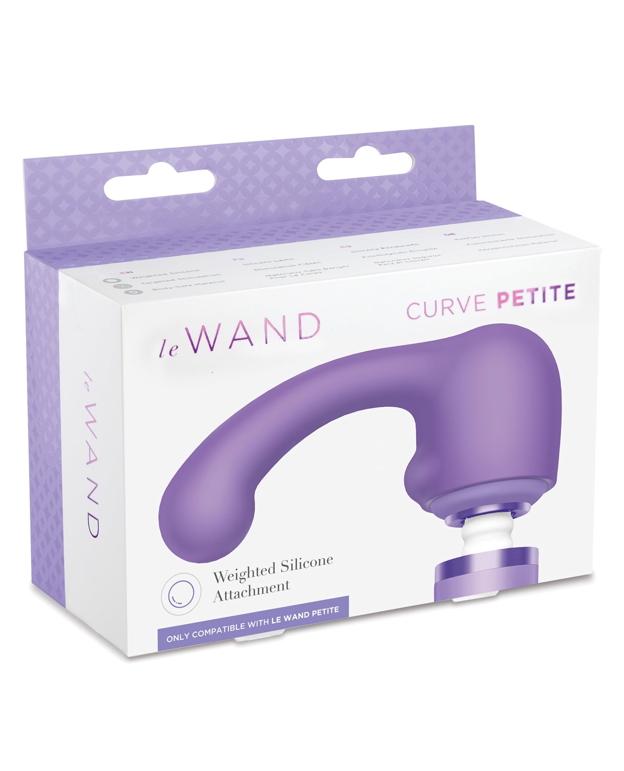 Le Wand Curve Petite Weighted Silicone Attachment | Pleasura