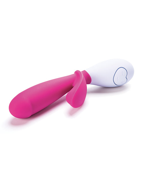 OhMiBod Lovelife Snuggle Dual Stimulation Vibe - Pink | Pleasura