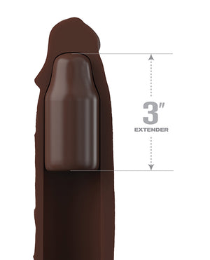 Fantasy X-tensions Elite 7" Extension w/Strap - Brown | Pleasura
