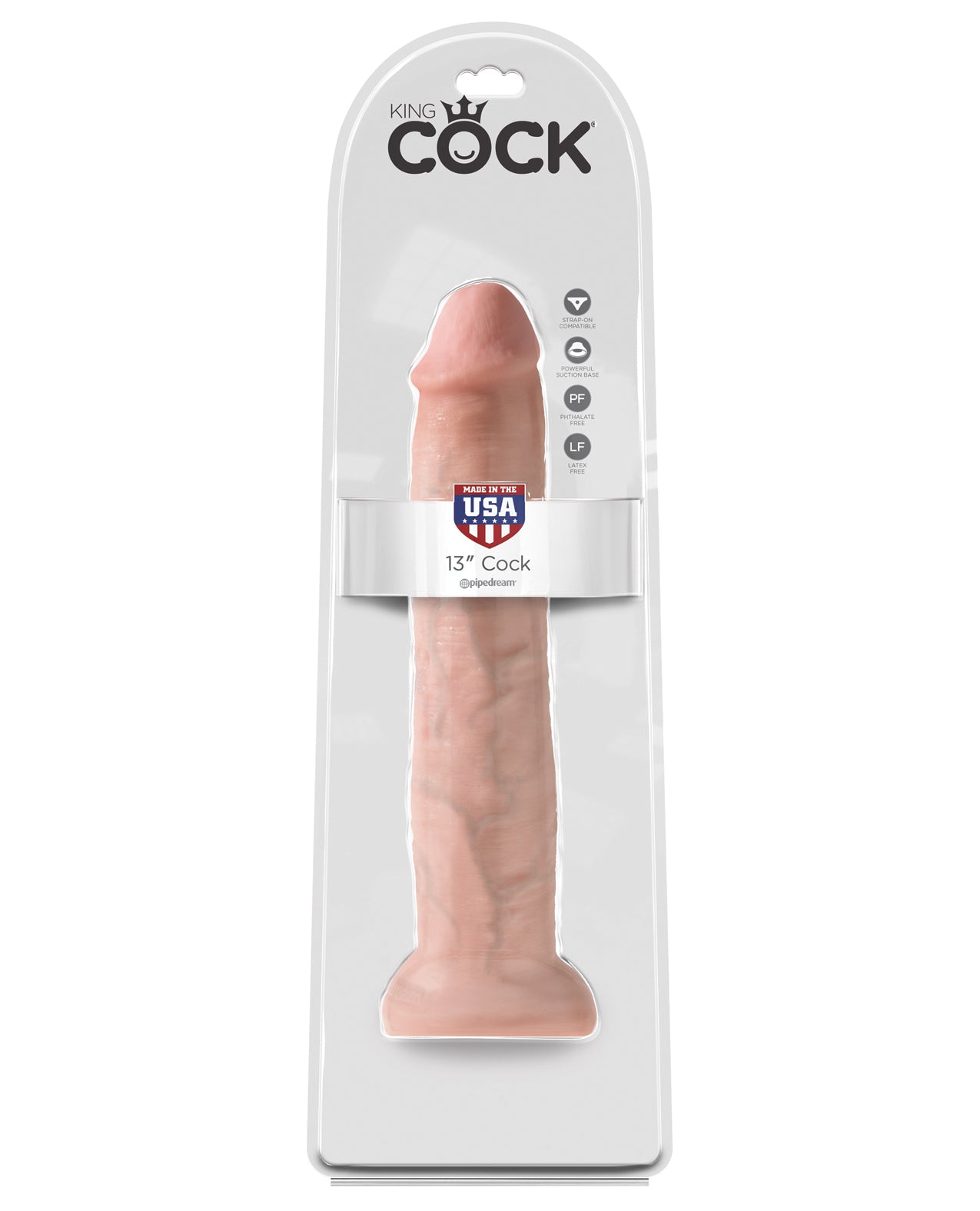King Cock 13" Cock - Flesh | Pleasura