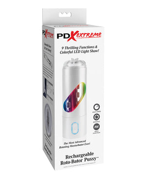 Pipedream Extreme Toyz Rechargeable Roto-Bator Pussy | Pleasura