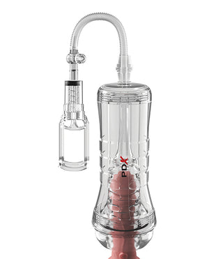 PDX Elite ViewTube Vac XXL Pump See-Thru EZ-Grip Pump Stroker - Clear | Pleasura