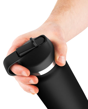 PDX Plus Fap Flask Thrill Seeker Stroker - Frosted/Black | Pleasura