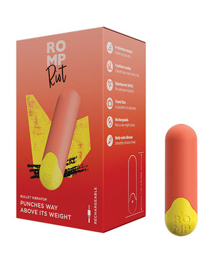 ROMP Riot Bullet Vibrator - Orange | Pleasura