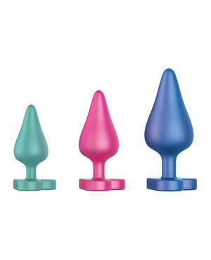 ROMP Luster Butt Plug Kit - Multi Color | Pleasura