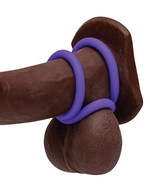 ROMP Remix Trio Penis Ring Set of 3 - Purple | Pleasura