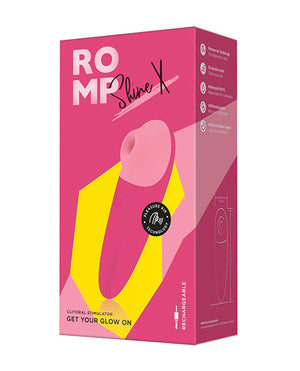 ROMP Shine X Clitoral Vibrator - Pink | Pleasura