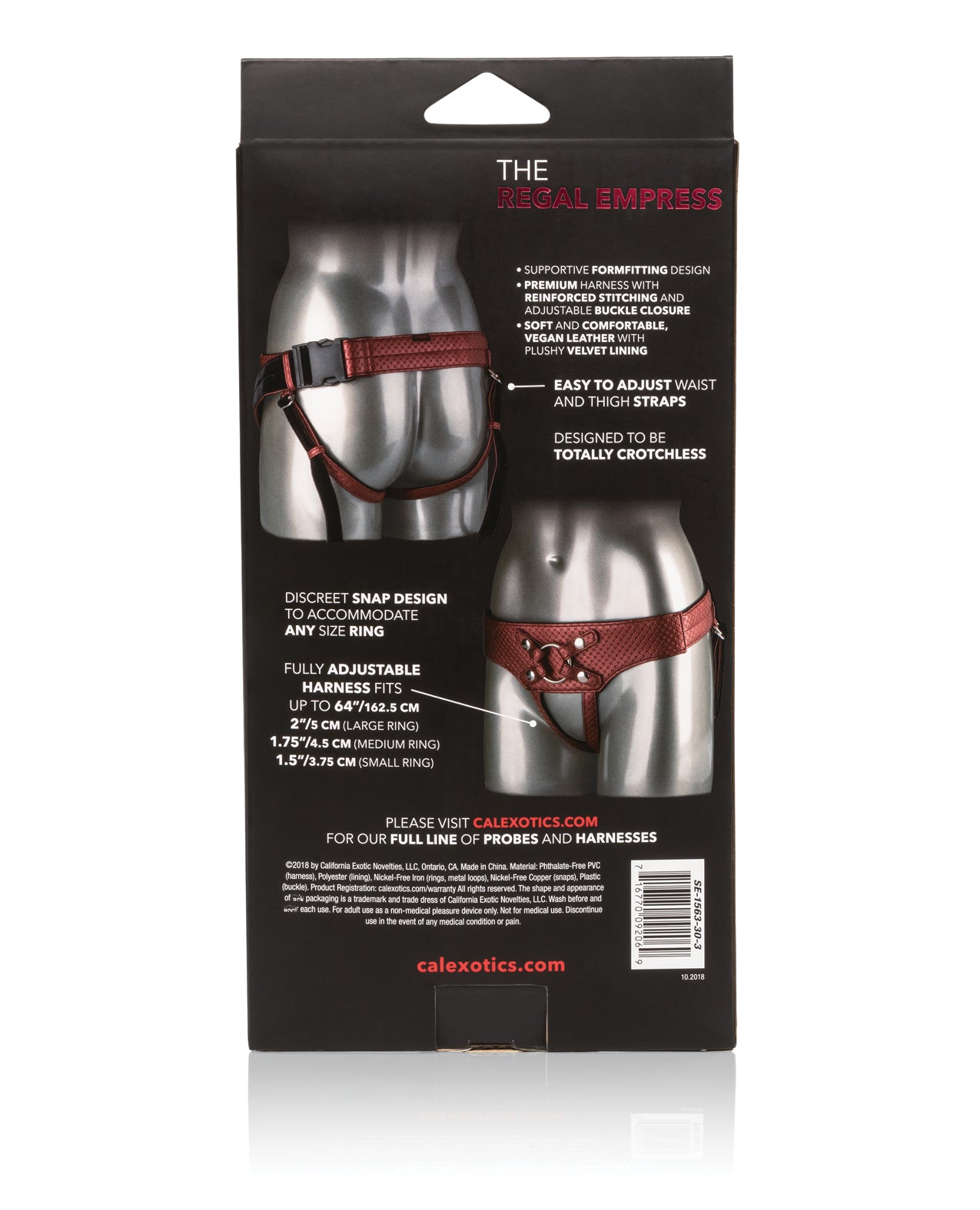 Her Royal Harness The Regal Empress - Red | Pleasura