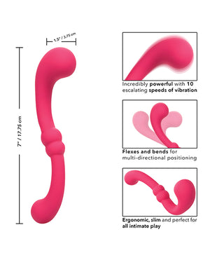 Pretty Little Wands Curvy Massager - Pink | Pleasura