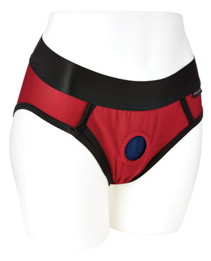 Sportsheets Em.Ex. Contour Harness XX-Large - Red | Pleasura