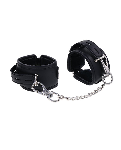 Edge Adjustable Handcuffs - Black | Pleasura
