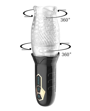 Cyclone Spinning Blow Job Simulator - Black | Pleasura