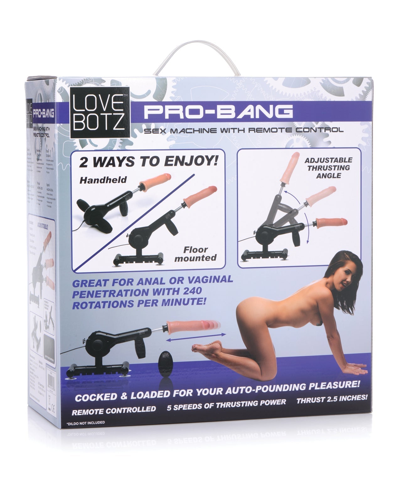 LoveBotz Pro-Bang Sex Machine w/Remote Control | Pleasura