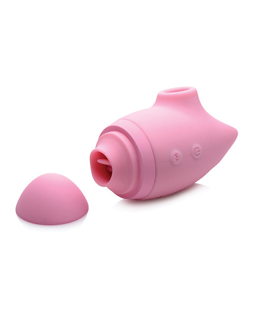 Inmi Shegasm Kitty Licker 5X Triple Clit Stimulator - Pink | Pleasura