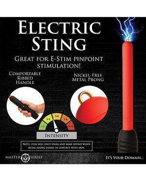 Master Series Spark Rod Zapping Wand - Red/Black | Pleasura