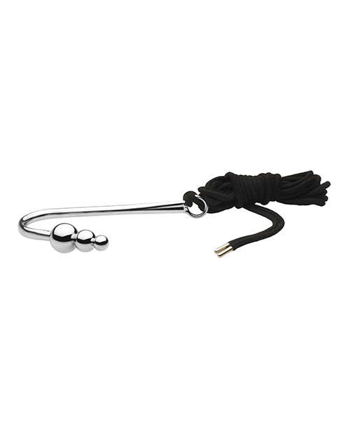 Master Series Roped Beaded Anal Hook w/Rope | Pleasura