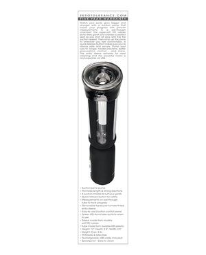 Zero Tolerance Pump It Up Suction Penis Pump - Black | Pleasura
