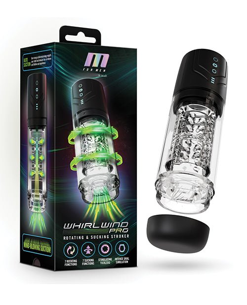 Blush M for Men Whirlwind Pro Stroker - Black - Pleasura