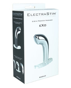 ElectraStim Exo Rogue Prostate Massager - Silver - Pleasura
