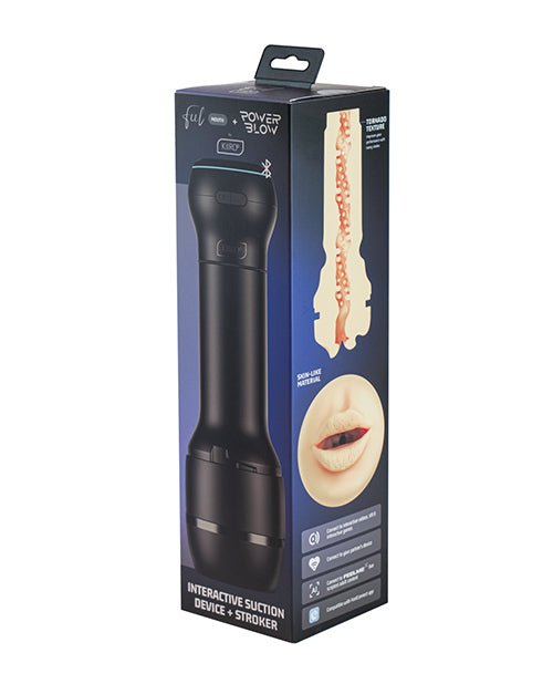 Kiiroo Feel Mouth & Powerblow Stroker Combo Set - Pale - Pleasura