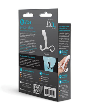 P - Spot Slim Hands - Free Slimline Prostate Massager - Pleasura